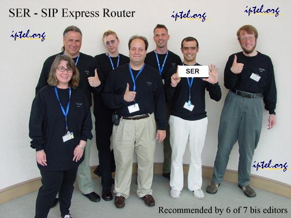 6 of 7 SIP RFC Editors Recommend SER